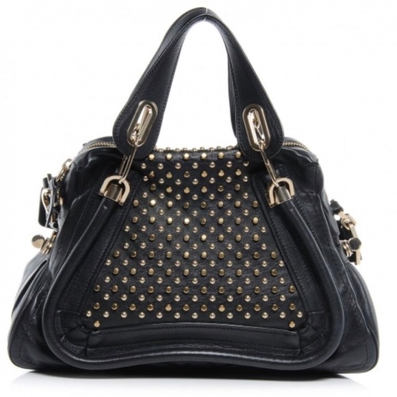 💎 Chloe 💎 leather studded medium Paratay Bag- RARE!!!!! - Picture 7 of 7